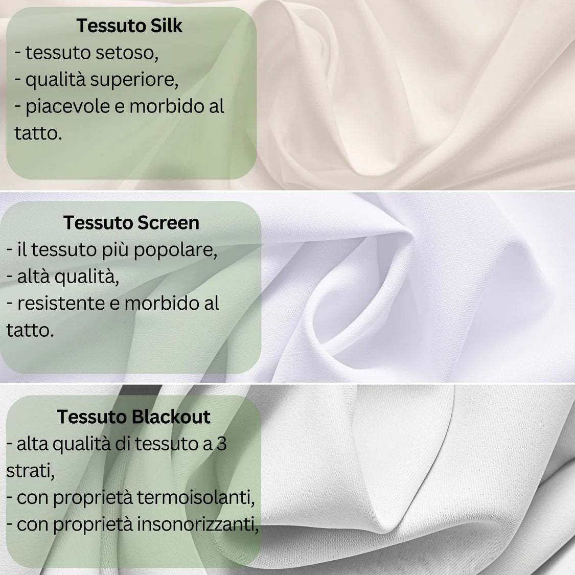 Tende Pannello + Tende  Pacchetto con Logo Personalizzato