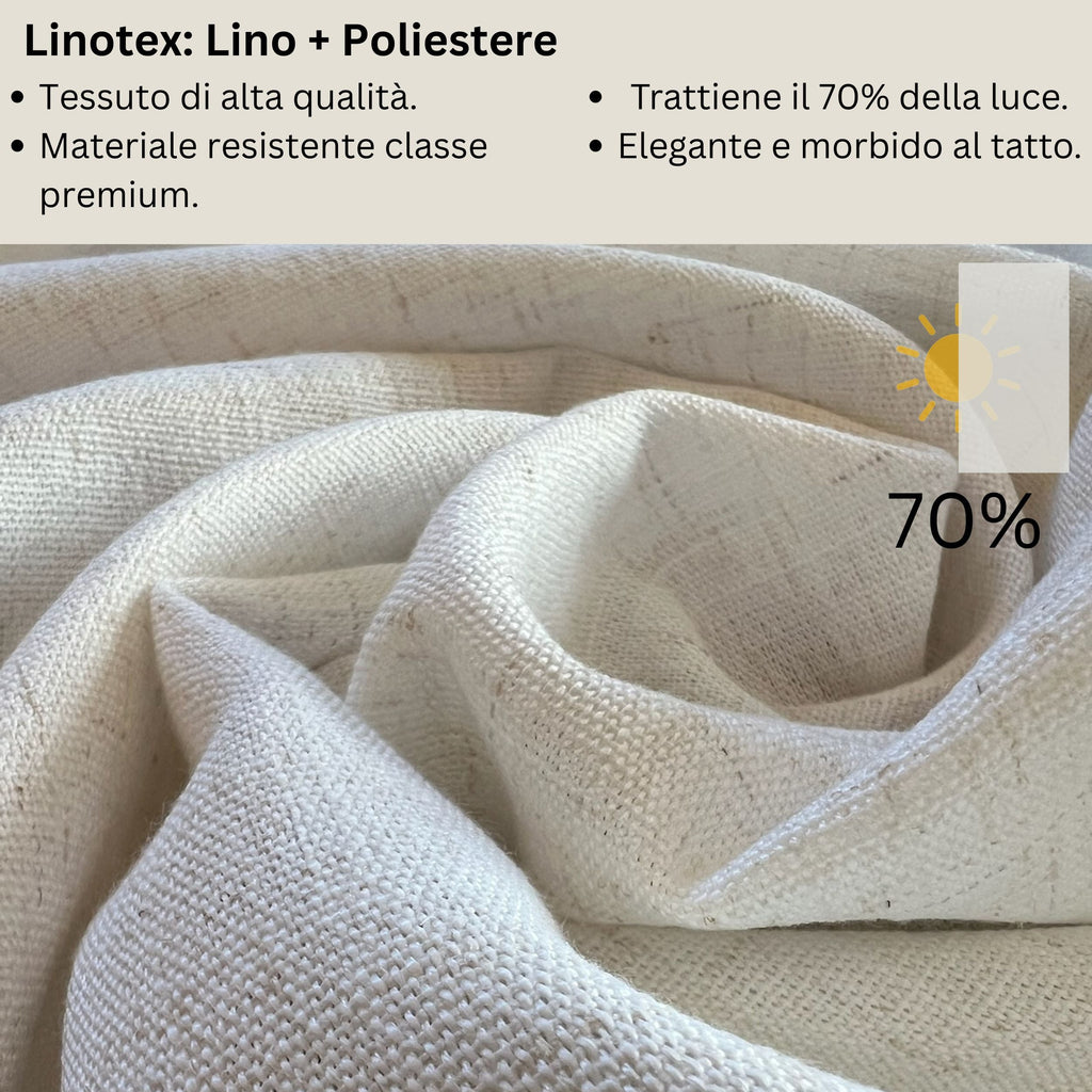Tenda a Pannello in Linotex per Porta Finestra, Tende a Pannello Scorrevole moderne ideali per ampie vetrate, Alta Qualità