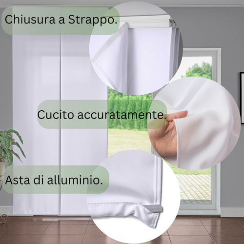 Set di 2 Tende a Pannello Orchidee Musicali
