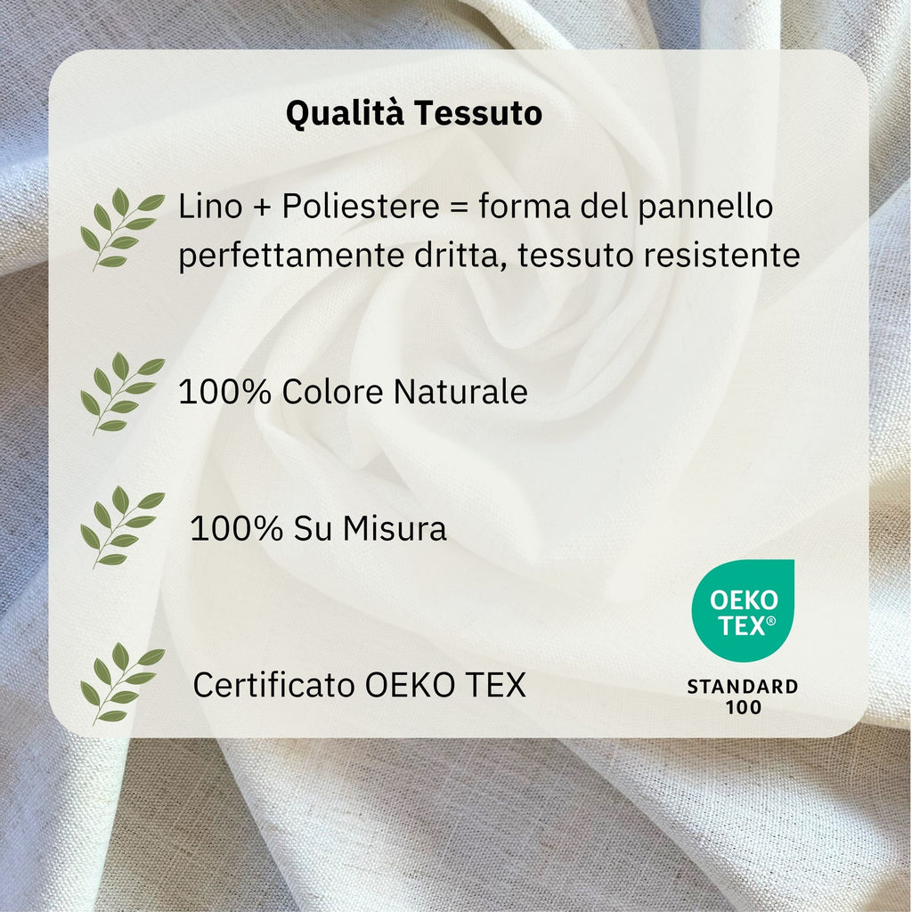 Tenda a Pannello in Linotex per Porta Finestra, Tende a Pannello Scorrevole moderne ideali per ampie vetrate, Alta Qualità