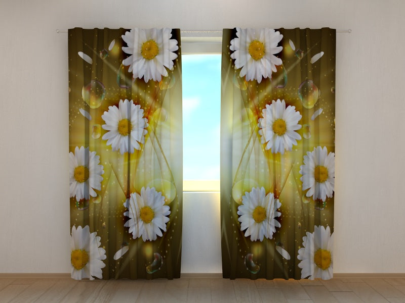 Foto Tende Fiori di Camomilla Astratti