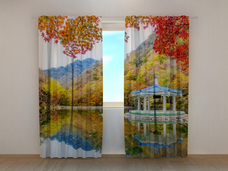Foto Tende Autunno nella Corea del Sud