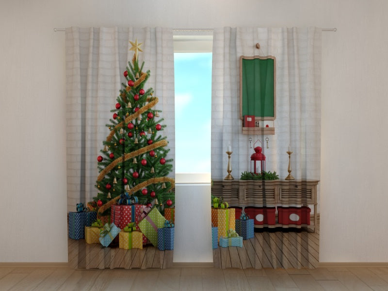 Foto Tende Albero di Natale con Regali