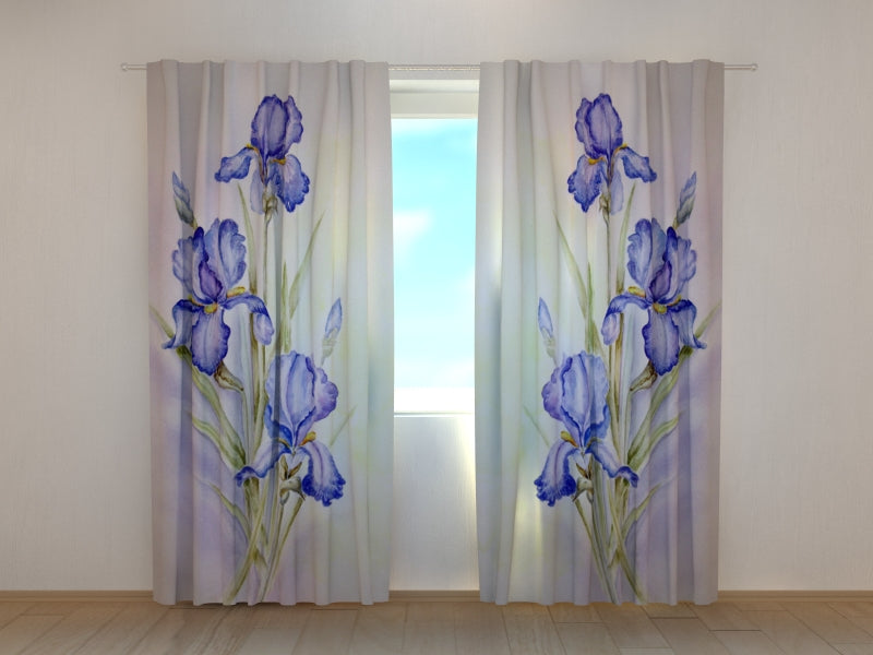 Foto Tende Delicate Iris Blu