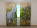 Foto Tende Elegante Cavallo Bianco