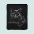 Coperta in Flanella Gatto Nero