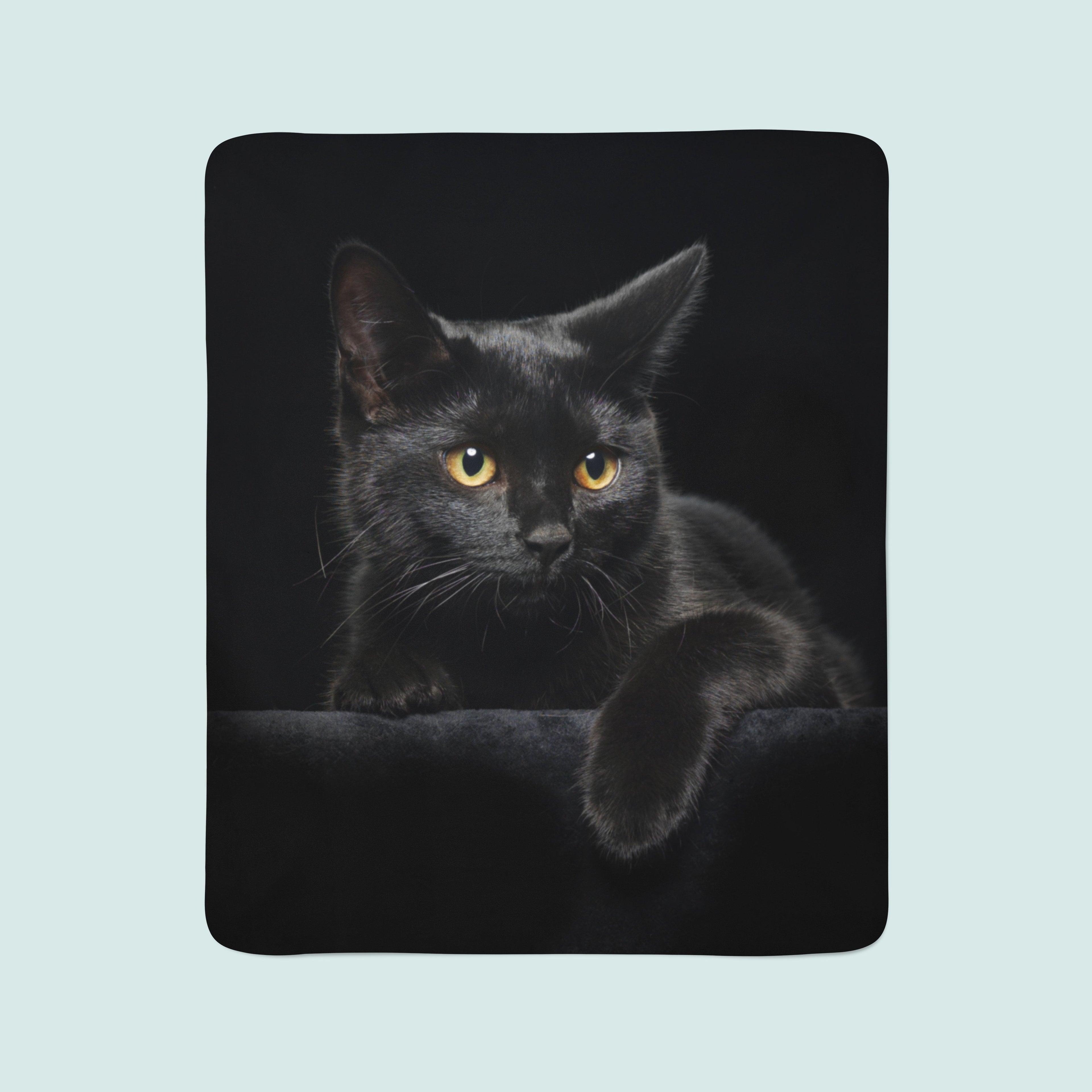 Coperta in Flanella Gatto Nero