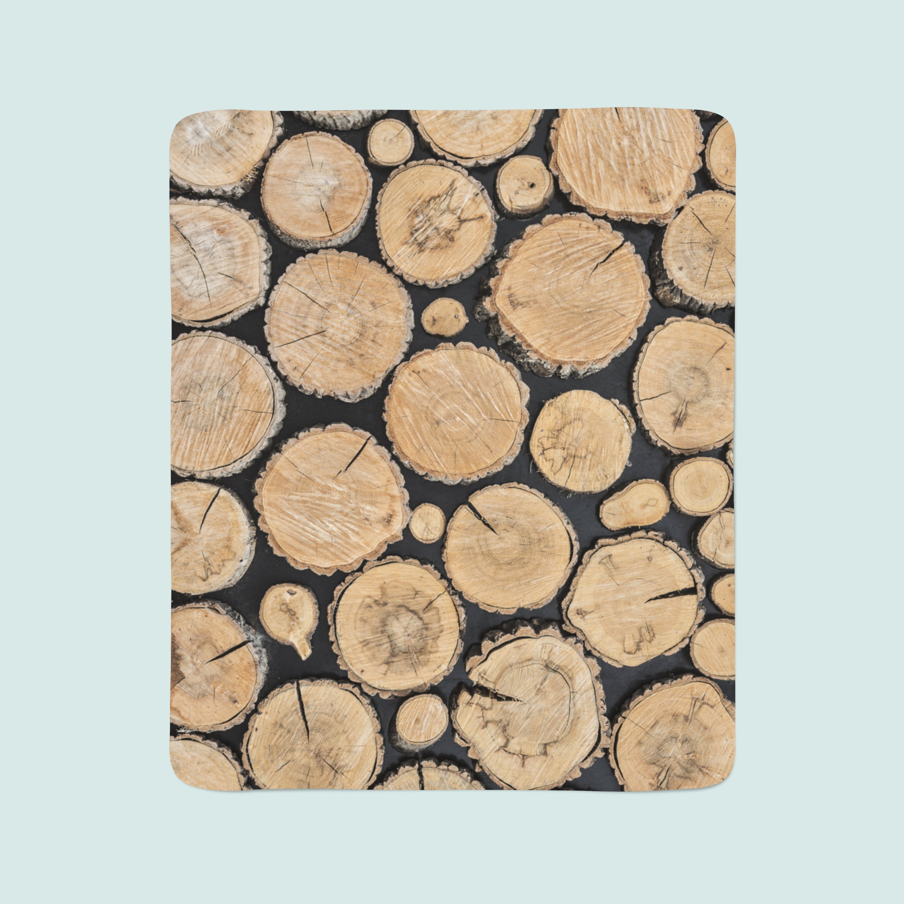 Coperta in Flanella Tronchi d'Albero