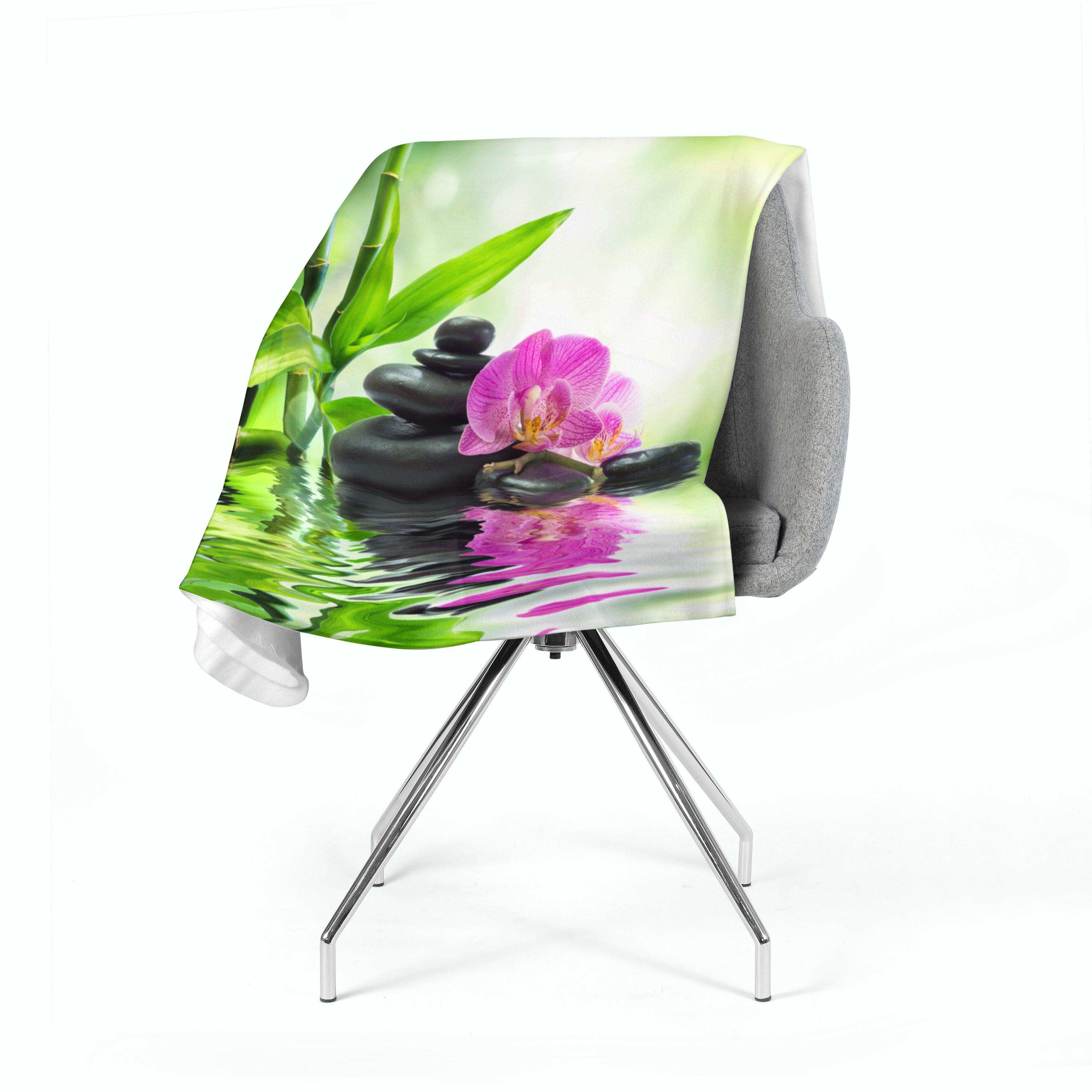 Coperta in Flanella Orchidee sotto al Sole