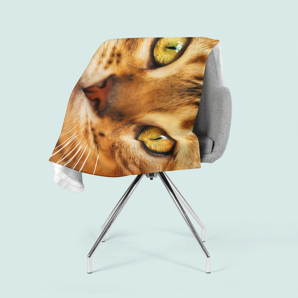 Coperta in Flanella Gatto Rosso