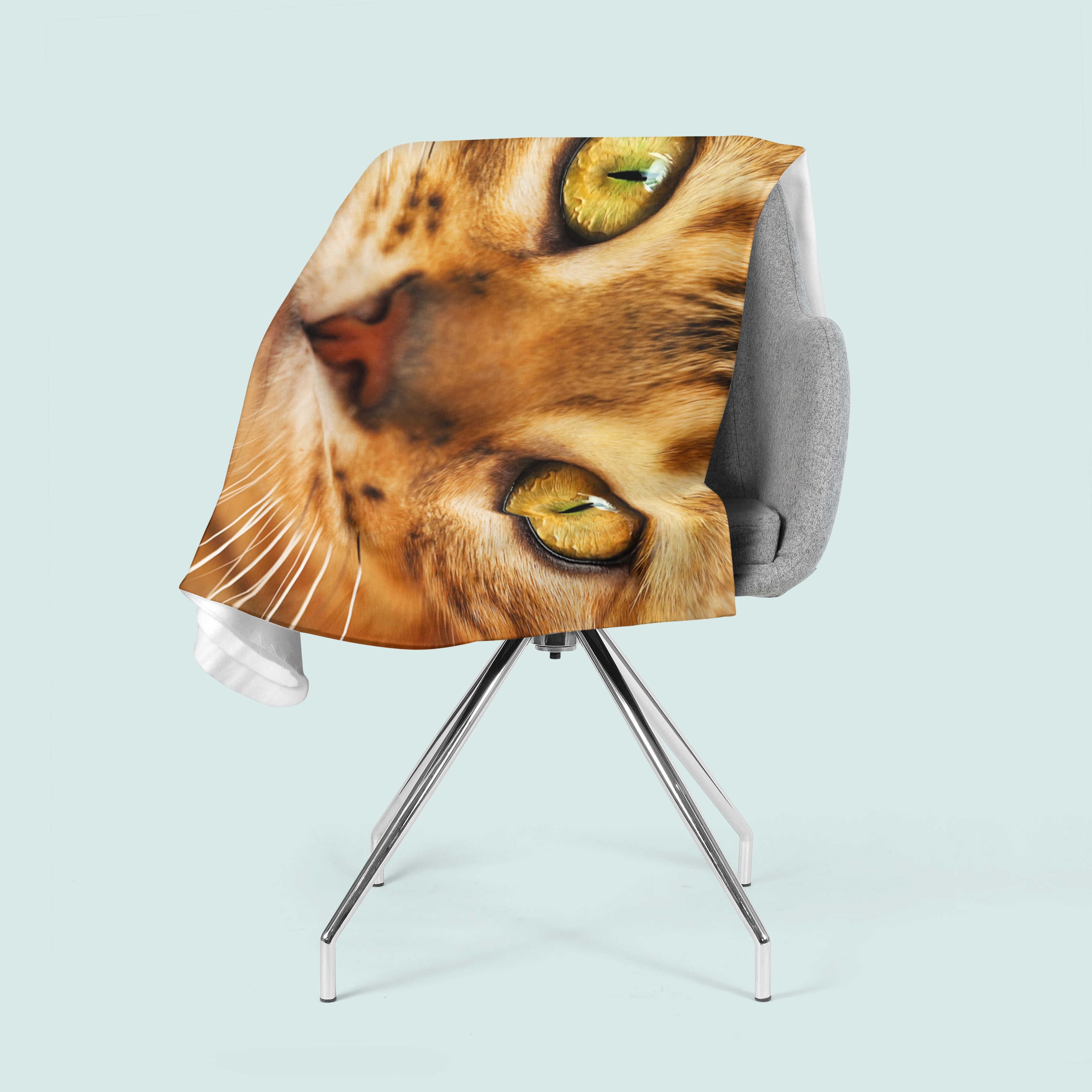 Coperta in Flanella Gatto Rosso