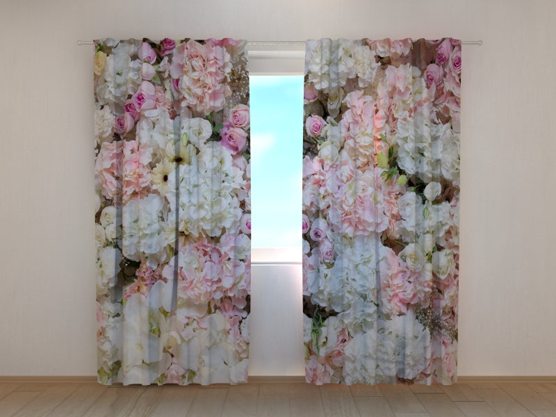 Foto Tende Sfondo di Fiori