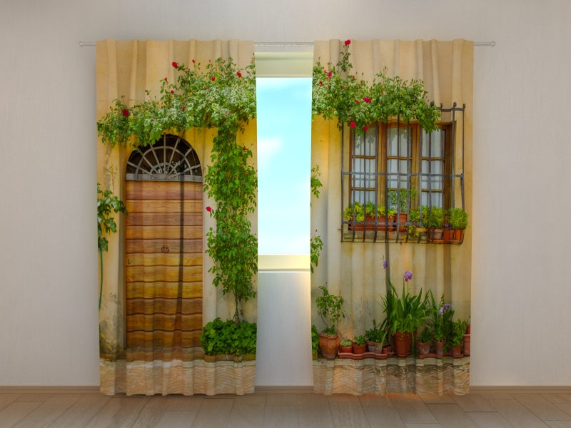 Foto Tende Fiori alla Porta