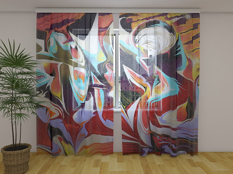 Foto Tende Graffiti di Strada