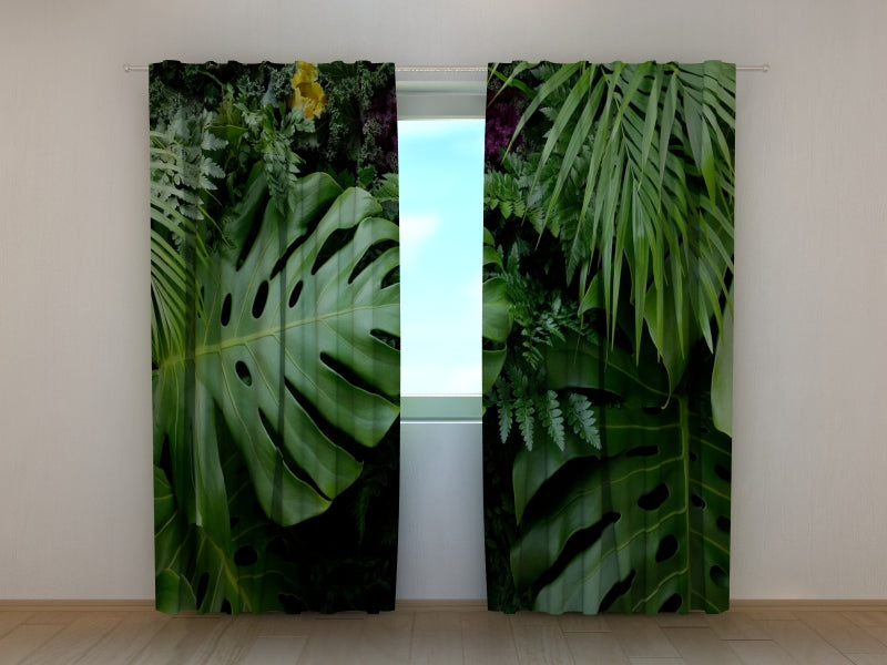 Foto Tende Foglie Tropicali Verdi