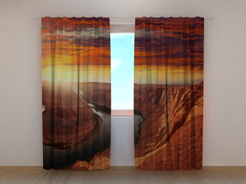 Foto Tende Horseshoe Bend al Tramonto