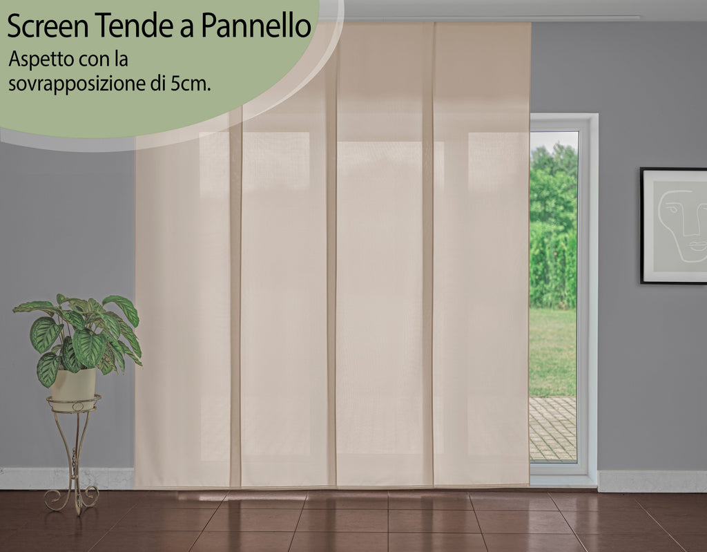 Tenda a Pannello Colore Beige Chiaro Screen