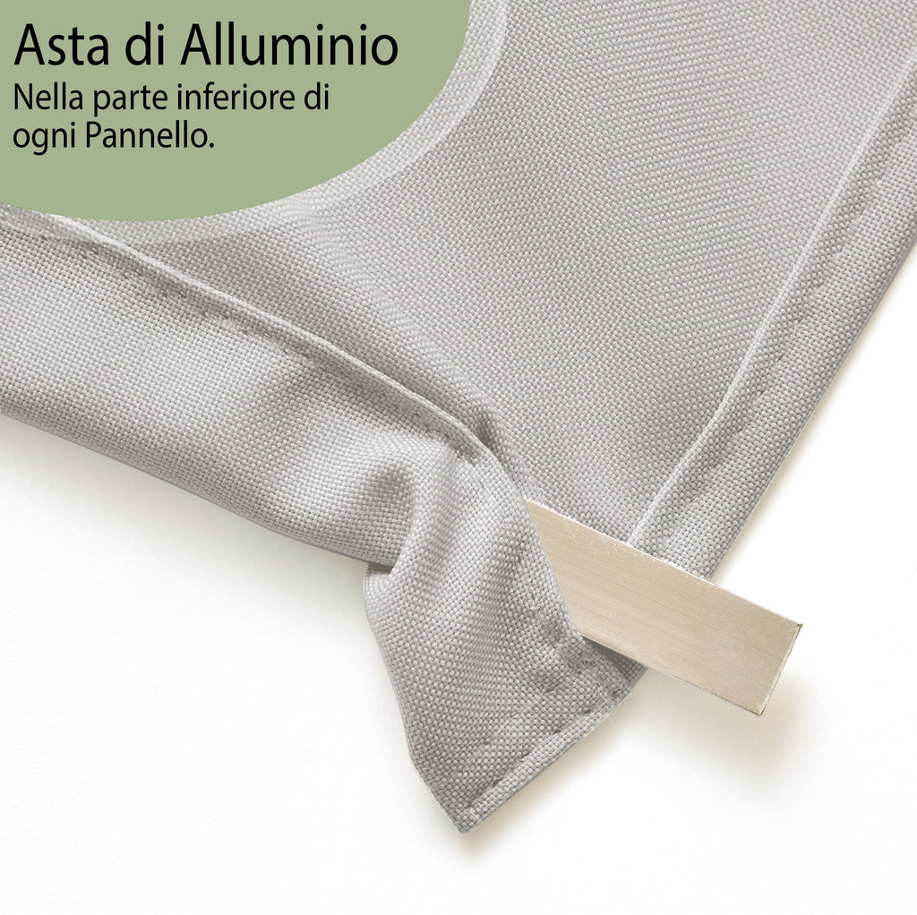 Tenda a Pannello Colore Grigio Chiaro Screen