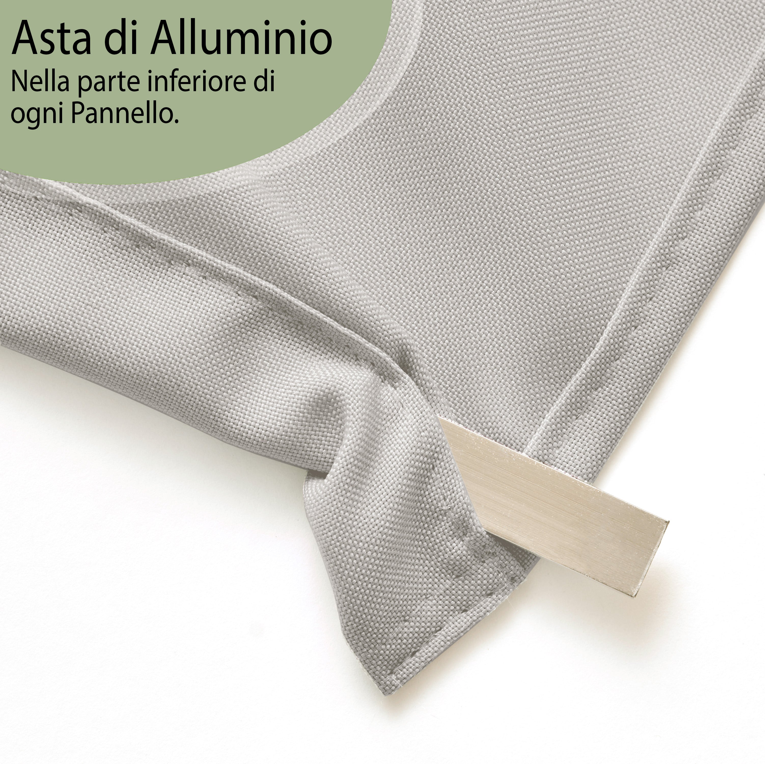 Tenda a Pannello Colore Grigio Chiaro Screen