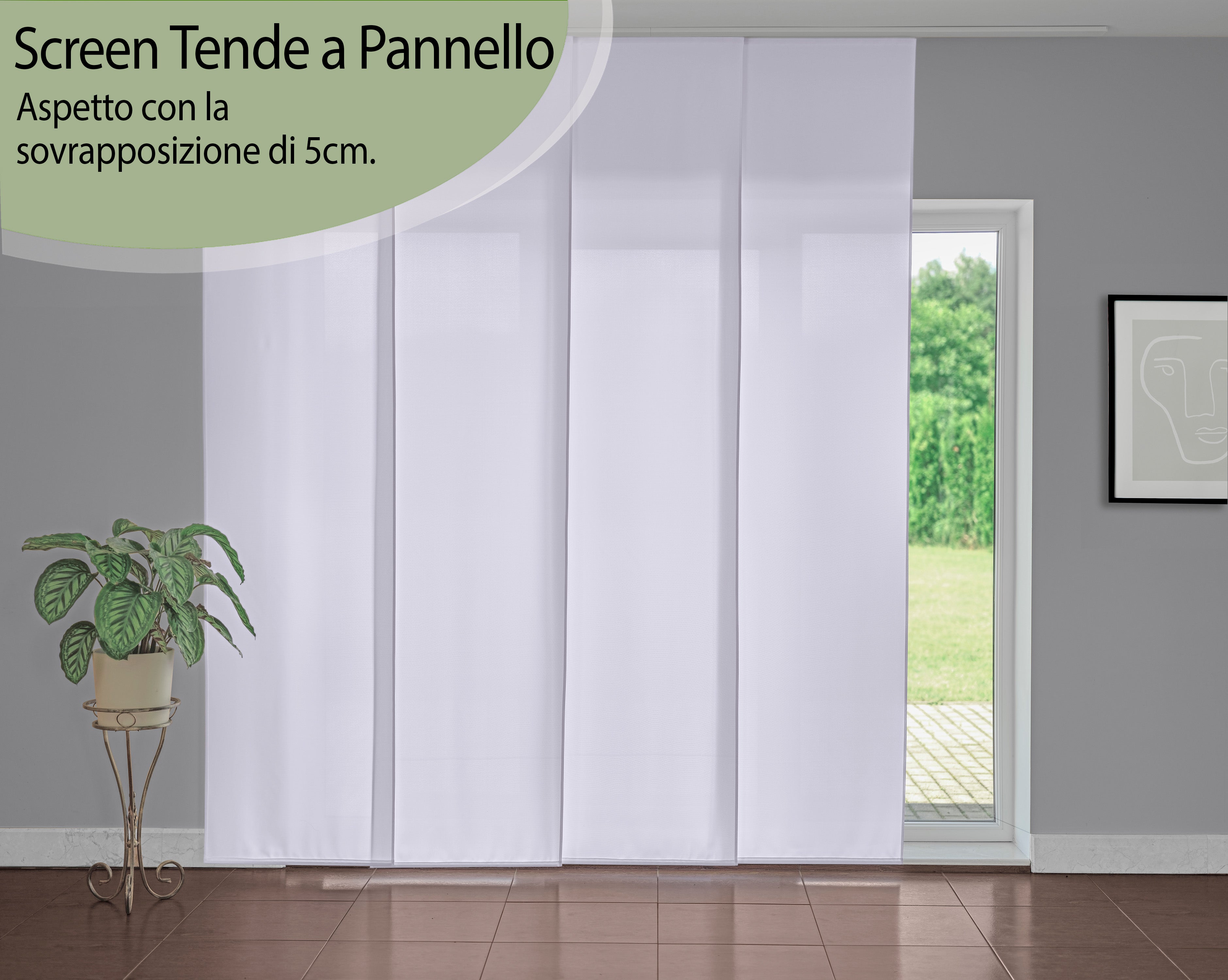Tenda a Pannello Bianco Screen