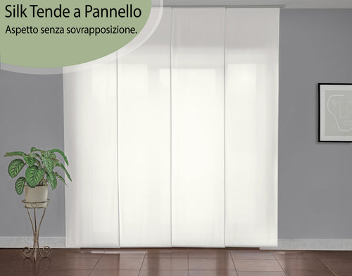 Tenda a Pannello Bianca Silk