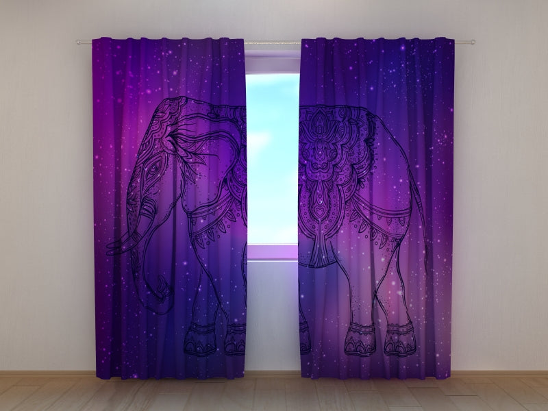 Foto Tende Elefante Indiano su Mandala