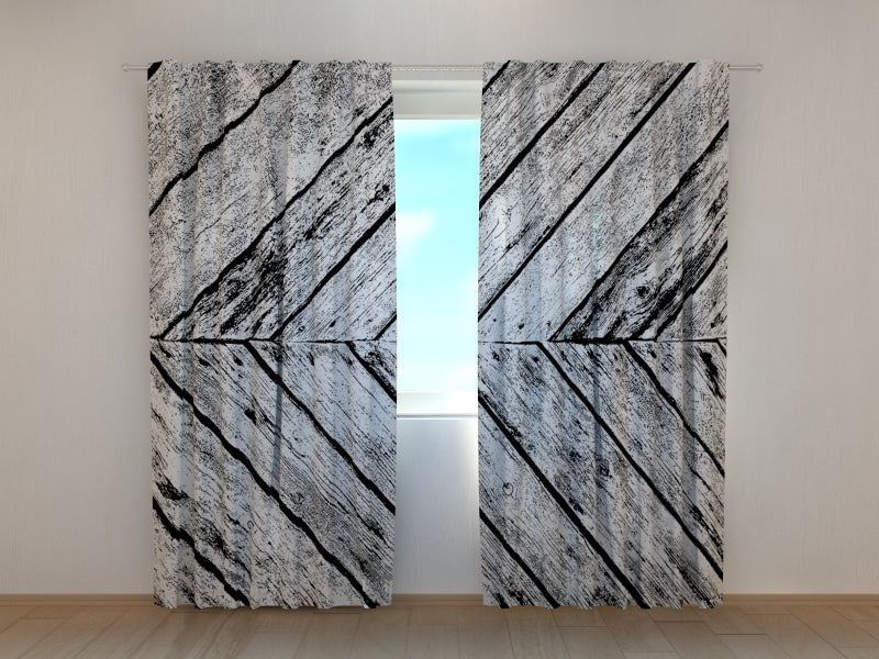 Foto Tende Legno Invecchiato Grigio