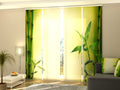 Set di 4 Tende a Pannello BambC9 Fresco Verde