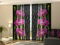 Set di 4 Tende a Pannello Orchidea Lussuosa
