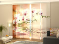 Set di 4 Tende a Pannello Orchidea Perfetta