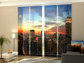 Set di 4 Tende a Pannello Alba a New York