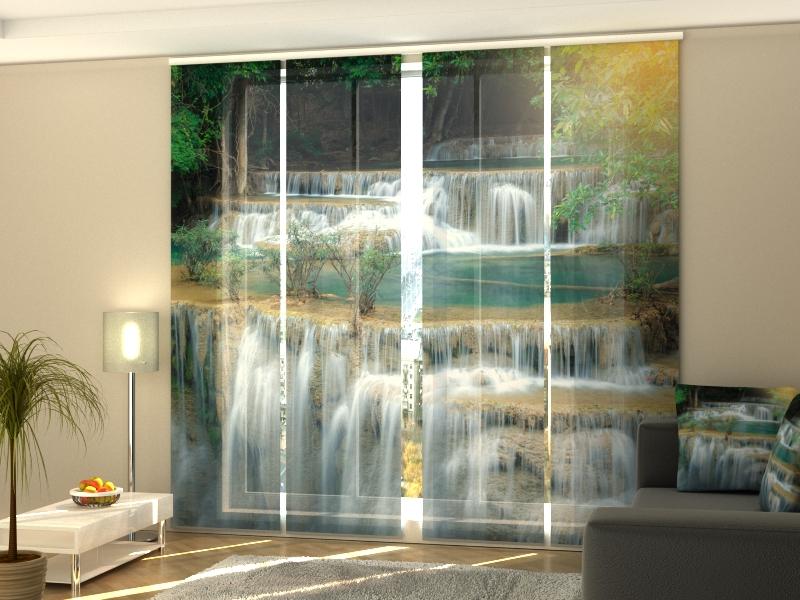Set di 4 Tende a Pannello Cascata a Kanchaburi 2