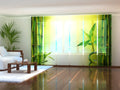 Set di 6 Tende a Pannello Bambù Fresco Verde