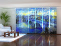 Set di 6 Tende a Pannello London Bridge stile Van Gogh