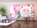 Set di 6 Tende a Pannello Rose Reali