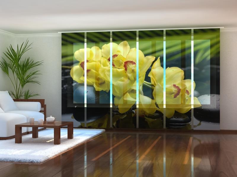 Set di 6 Tende a Pannello Orchidea Solare