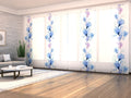Set di 8 Tende a Pannello Magnolia ed Eucalipto ad Acquerello