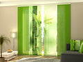 Set di 4 Tende a Pannello BambC9 Verde