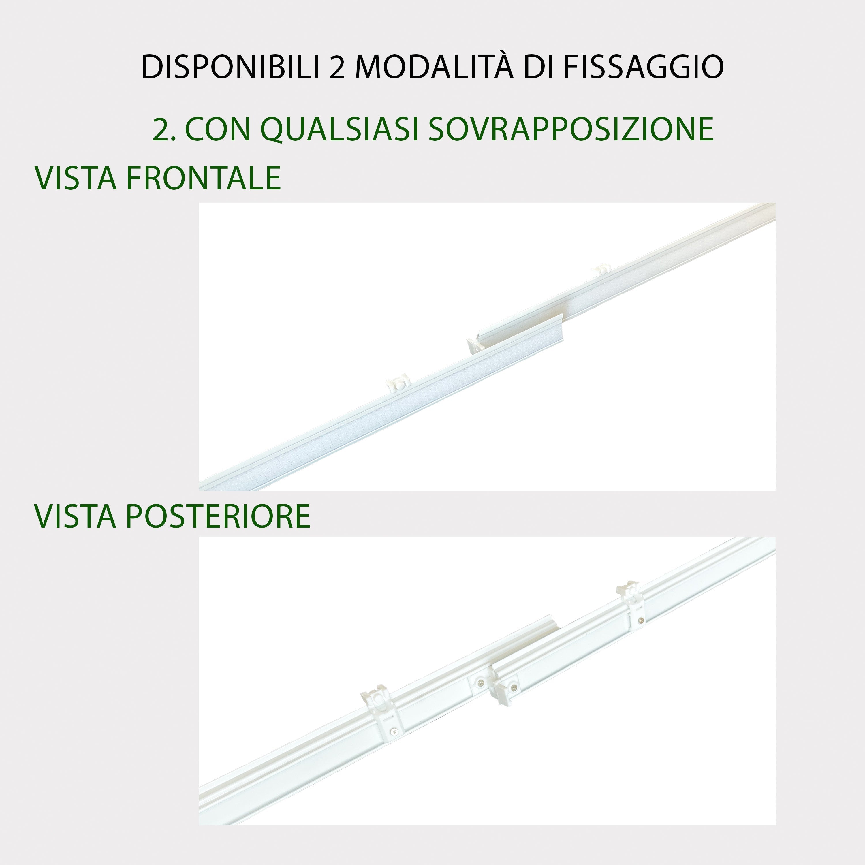 Carrello per Tende a Pannello 80 cm