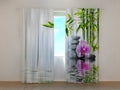 Foto Tende Orchidea Rosa Con BambC9 e Pietre