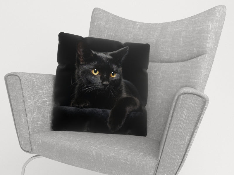 Federe per Cuscini Gatto Nero