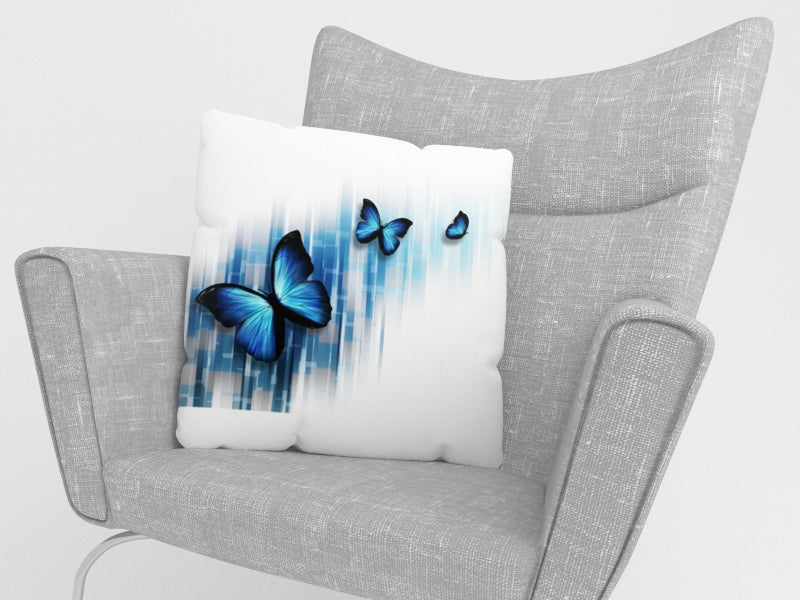 Federe per Cuscini Farfalle Blu