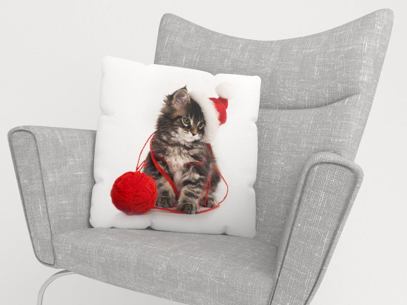 Federe per Cuscini Gatto di Natale
