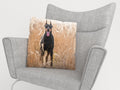 Federe per Cuscini Pinscher nell'Erba Dorata