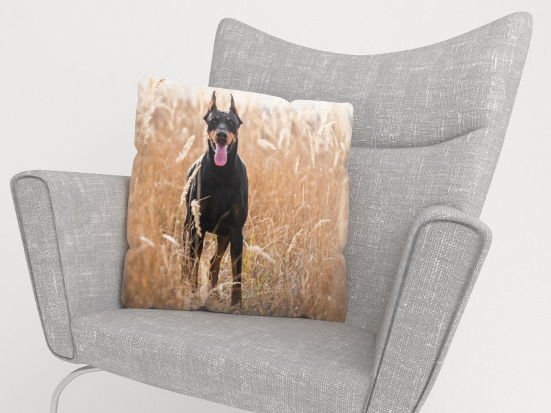 Federe per Cuscini Pinscher nell'Erba Dorata