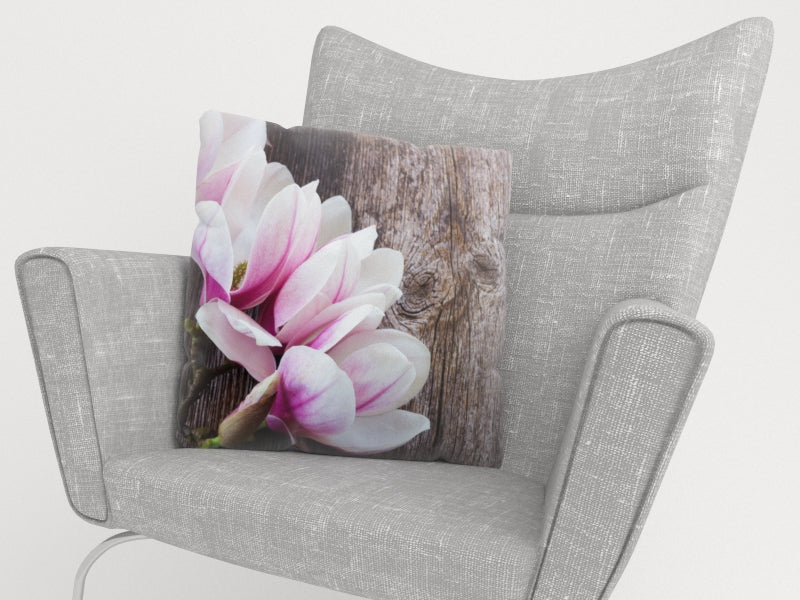 Federe per Cuscini Magnolie sul Legno