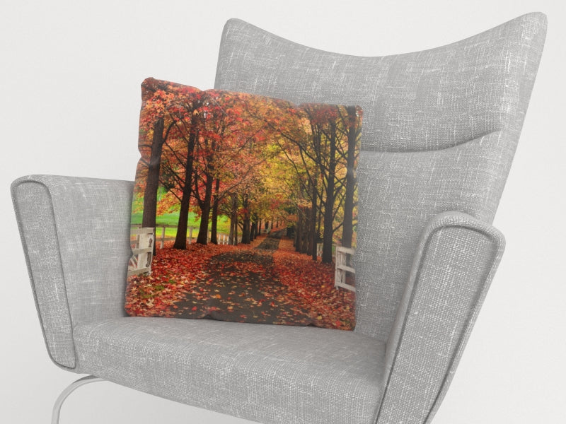 Federe per Cuscini Autunno Rosso