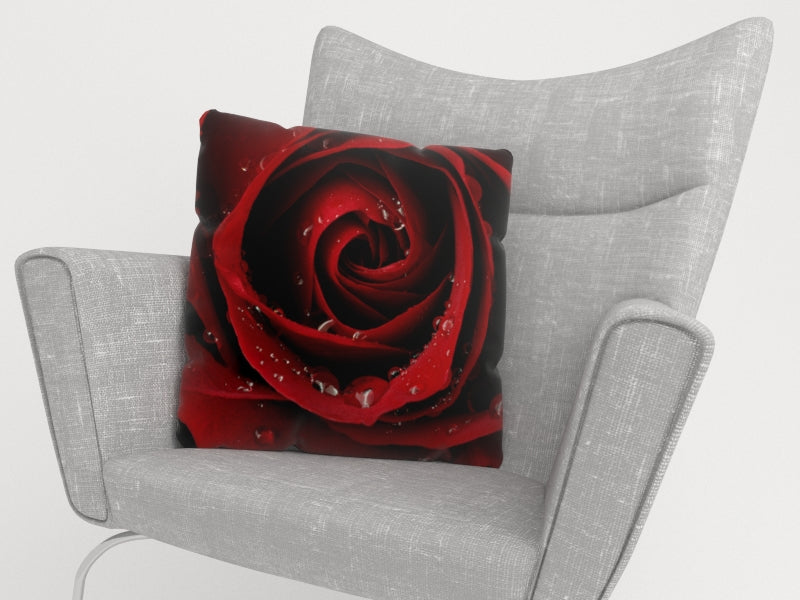 Federe per Cuscini Rosa Rossa