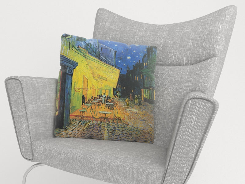 Federe per Cuscini Terrazza del Caffe la Sera Vincent Van Gogh