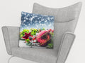 Federe per Cuscini Decorazioni Natalizie con Neve